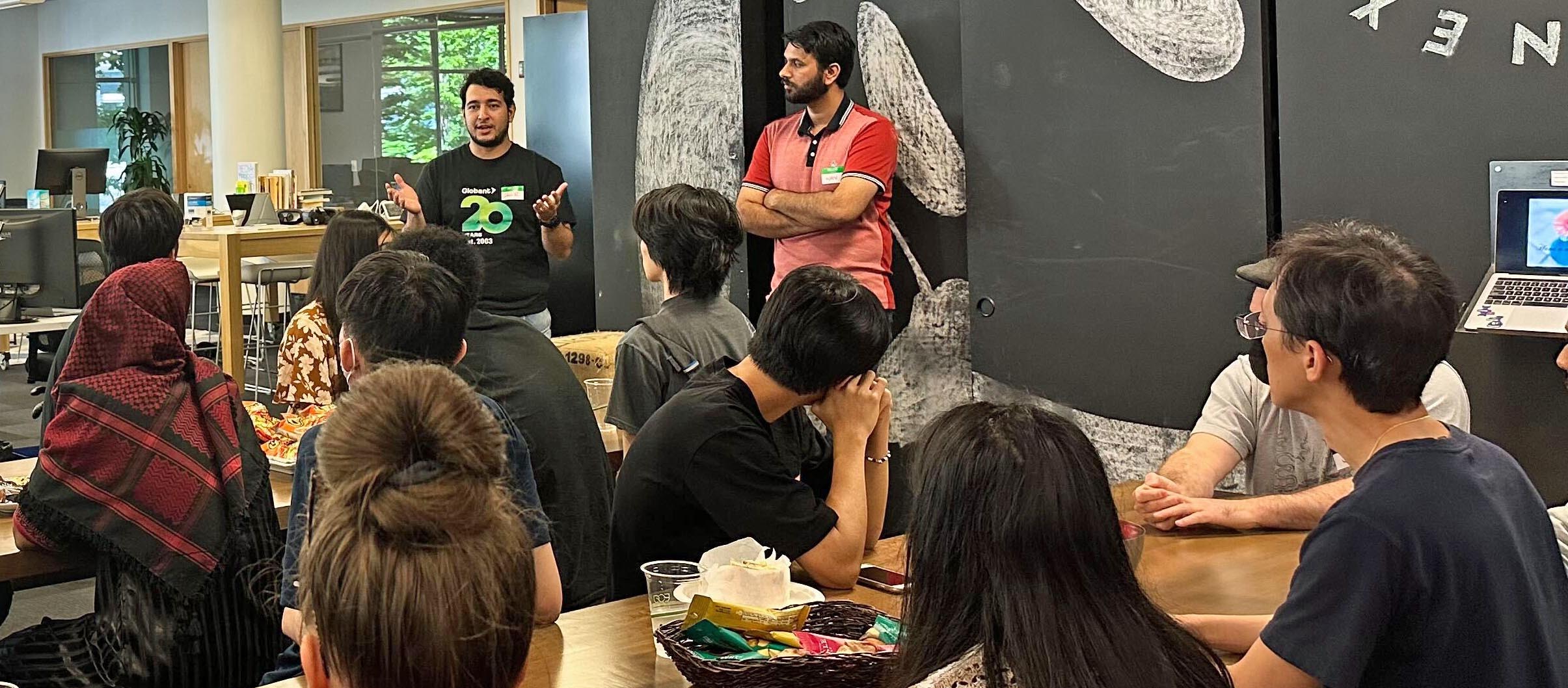 Pre-Apprenticeship students visit Globant, summer 2023